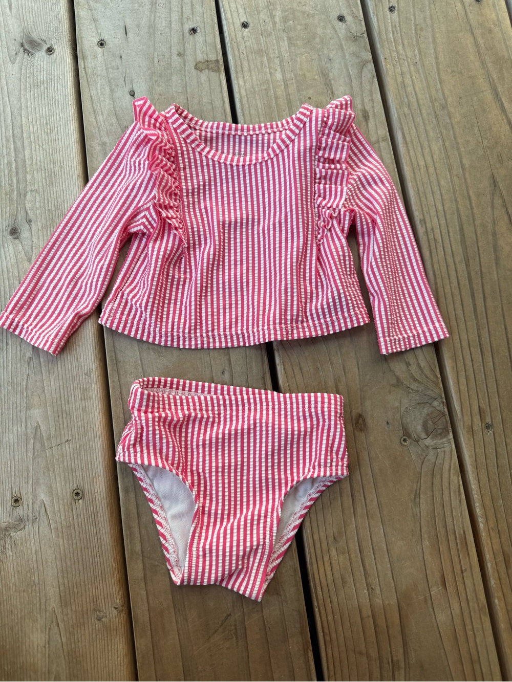 Baby Gap Seersucker Swim suit 0-6 Months